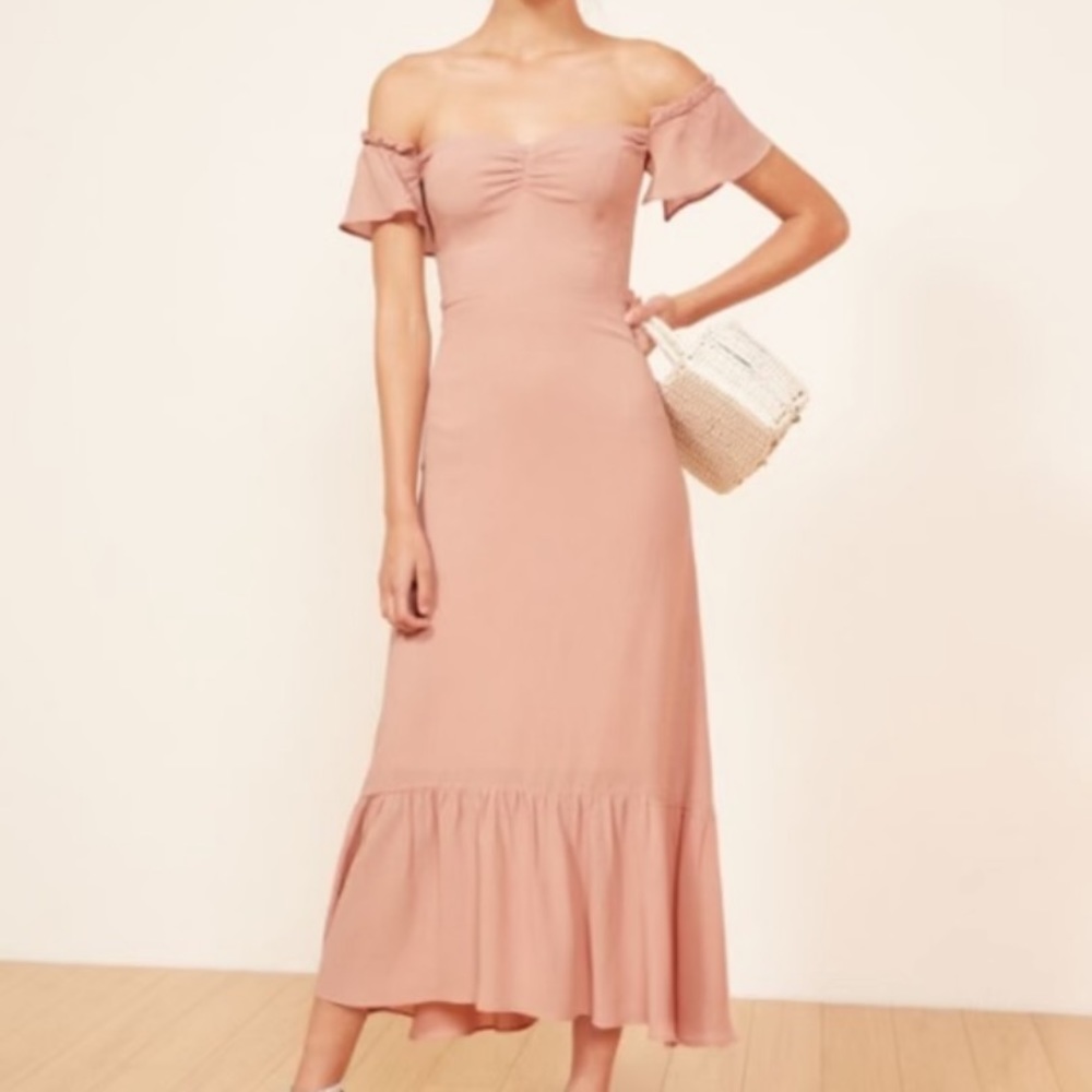Reformation Butterfly Dress in Blush